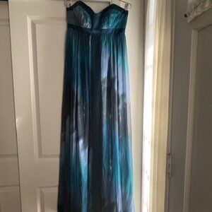 Laundry By Design Strapless Long Silk Dress size 6